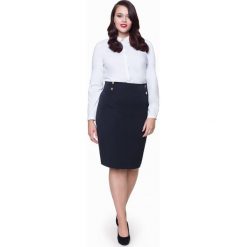 Elegancka spódnica ołówkowa granatowa L'AF ONYX. Niebieskie spódniczki damskie L’AF, na co dzień, l, bez wzorów, z wiskozy, eleganckie, midi, ołówkowe. W wyprzedaży za 159,00 zł.