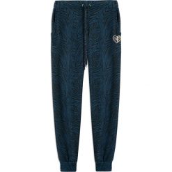 Bryczesy damskie: Spodnie Sportowe Yoga Zebra Navy