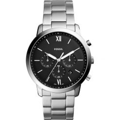 Zegarek FOSSIL - Neutra Chrono FS5384 Silver/Silver. Szare zegarki męskie marki Fossil, ze stali. Za 699,00 zł.