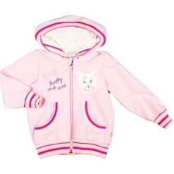 Mmdadak Bluza Dziewczęca Kotek 74 Różowy. Różowe bluzy niemowlęce Mmdadak, bez wzorów, bez rękawów, bez kaptura. Za 45,00 zł.