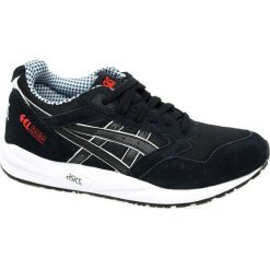 Asics Gel Saga H40QQ-9090 buty sneakers, buty sportowe męskie czarne 40. Czarne buty sportowe męskie Asics lifestyle, ze skóry, bez zapięcia. W wyprzedaży za 229,99 zł.