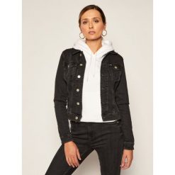 Kurtka jeansowa Tommy Jeans Vivianne DW0DW08647. Czarne kurtki damskie Tommy Jeans, xs, bez wzorów, z jeansu, bez kaptura. Za 449,00 zł.