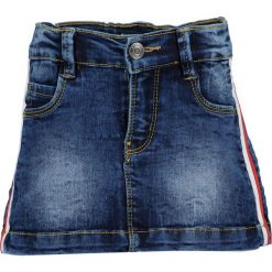 Blue Seven - Spódnica dziecięca 92-128 cm. Niebieskie spódniczki dziewczęce Blue Seven, na co dzień, z haftami, z elastanu, mini, proste. W wyprzedaży za 69,90 zł.