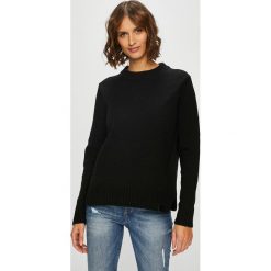 G-Star Raw - Sweter. Czarne swetry damskie G-Star RAW, s, bez wzorów, z wełny, retro, z krótkim rękawem, krótkie, bez kaptura. W wyprzedaży za 299,90 zł.