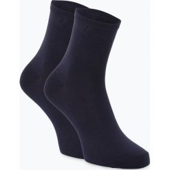 Marie Lund - Skarpety damskie pakowane po 2 szt., niebieski. Niebieskie skarpetki damskie Marie Lund, bez wzorów. Za 29,95 zł.