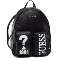 Plecak GUESS - Utility Vibe (VQ) HWVQ77 51330 BLA. Czarne plecaki damskie Guess, z aplikacjami, ze skóry ekologicznej, klasyczne. Za 679,00 zł.