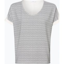 Opus - T-shirt damski – Suminchen Zigzag, beżowy. Brązowe t-shirty damskie Opus, z nadrukiem, z dżerseju, bez kołnierzyka. Za 249,95 zł.