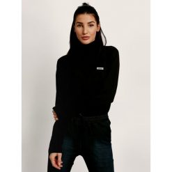 Golf Diamante Wear 5373. Czarne swetry męskie Diamante Wear, xl, bez wzorów, z golfem, bez kaptura. W wyprzedaży za 99,00 zł.
