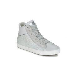 Buty Dziecko Geox J KILWI G. H. Szare trampki dziewczęce Geox, bez wzorów, bez zapięcia. Za 197,40 zł.