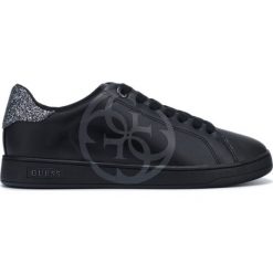 Guess Cambry Tenisówki Czarny. Czarne trampki i tenisówki damskie Guess, z aplikacjami, z materiału, bez zapięcia. Za 347,95 zł.