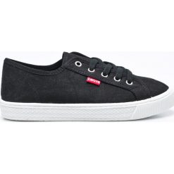 Levi's - Buty Malibu W. Czarne buty sportowe damskie Levi's®, bez wzorów, z gumy, sportowe. W wyprzedaży za 99,90 zł.