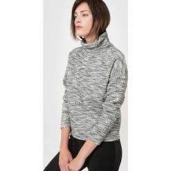 Sweter melanżowy z golfem. Szare golfy damskie marki La Redoute Collections, z bawełny. Za 103,91 zł.