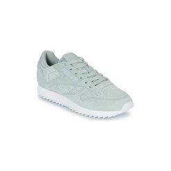 Buty Reebok Classic CL LTHR RIPPLE. Zielone trampki i tenisówki damskie Reebok Classic, bez wzorów, bez zapięcia. Za 319,20 zł.