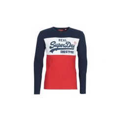 T-shirty z długim rękawem Superdry VINTAGE LOGO PANEL L/S TEE TOPS. Czerwone t-shirty męskie Superdry, s, bez wzorów, vintage, bez kołnierzyka, długie. Za 139,30 zł.