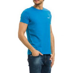 T-shirty męskie z nadrukiem: T-shirt w kolorze niebieskim