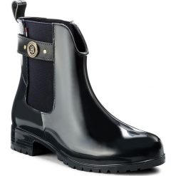 Kalosze TOMMY HILFIGER - Oxley 13R FW0FW01294 Midnight 403. Niebieskie buty zimowe damskie marki TOMMY HILFIGER, z materiału. W wyprzedaży za 249,00 zł.