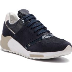 Sneakersy GEOX - D Phyteam A D724DA 02211 C0673 Navy/Silver. Niebieskie sneakersy damskie marki Geox, z zamszu. W wyprzedaży za 289,00 zł.