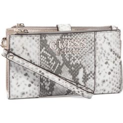 Duży Portfel Damski GUESS - Holly (PG) Slg SWPG76 69570 PYT. Szare portfele damskie Guess, z aplikacjami, ze skóry ekologicznej. W wyprzedaży za 229,00 zł.