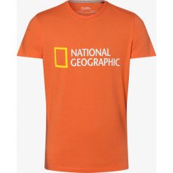 National Geographic - T-shirt męski, pomarańczowy. Pomarańczowe t-shirty męskie National Geographic, xxl, bez wzorów, bez kołnierzyka. Za 179,95 zł.