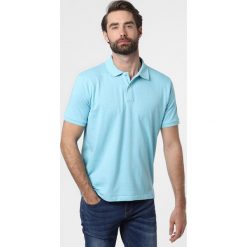 Nils Sundström - Męska koszulka polo, niebieski. Niebieskie koszulki męskie Nils Sundström, xl, bez wzorów, eleganckie, polo, bez rękawów. Za 129,95 zł.