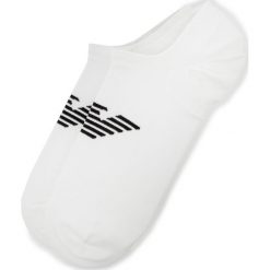 Skarpety Stopki Unisex EMPORIO ARMANI - 2342210 305228 9P436 r.39/46 White 998. Białe skarpetki damskie Emporio Armani, bez wzorów, z elastanu. Za 49,00 zł.