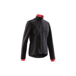 Kurtka na rower ROADCYCLING 100 damska. Czarne kurtki damskie B'TWIN, xl. Za 99,99 zł.