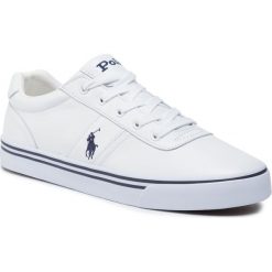 Sneakersy POLO RALPH LAUREN - Hanford 816765046002 White. Białe sneakersy męskie Polo Ralph Lauren, bez zapięcia. Za 449,00 zł.