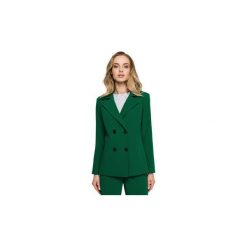 Kurtki lekkie Style S128 Żakiet dwurzędowy. Zielone kurtki damskie Style, s, bez wzorów, bez kaptura. Za 169,00 zł.