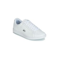 Buty Lacoste CARNABY EVO 219 1. Białe trampki i tenisówki damskie Lacoste, bez wzorów, bez zapięcia. Za 351,20 zł.