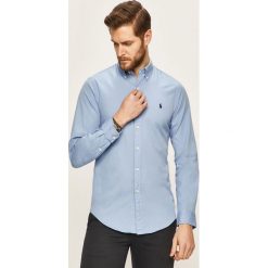 Polo Ralph Lauren - Koszula. Niebieskie koszule męskie Polo Ralph Lauren, s, bez wzorów, z bawełny, casualowe, polo, z długim rękawem. Za 469,90 zł.