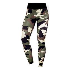 Spodnie damskie: Bodypak Legginsy damskie WMN Army zielone r. M (BOD/159)