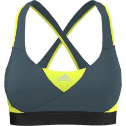 Biustonosze sportowe: Adidas Biustonosz GT Supernova szaro-zielony r. XS (AA6221)