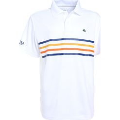 Lacoste Sport TENNIS Koszulka sportowa white/marine. Białe t-shirty chłopięce Lacoste Sport, z materiału. Za 259,00 zł.