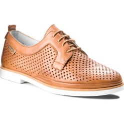 Oxfordy PIKOLINOS - W7G-4707 Brandy. Pomarańczowe półbuty damskie Pikolinos, bez obcasa, na obcasie, bez zapięcia. W wyprzedaży za 329,00 zł.