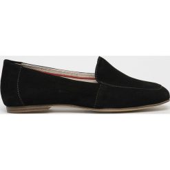 S. Oliver - Półbuty. Czarne mokasyny damskie S.Oliver, ze skóry. Za 239,90 zł.