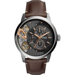 Zegarek FOSSIL - Townsman ME1163 Dark Brown/Silver/Steel. Pomarańczowe zegarki męskie marki Fossil. Za 1095,00 zł.