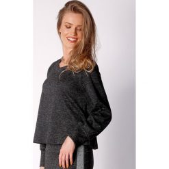 Bluzy damskie: Bluza w kolorze czarnym