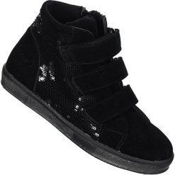 Sneakersy w kolorze czarnym. Czarne trampki dziewczęce Daniel Hechter, Naf Naf Kids, bez wzorów, bez zapięcia. W wyprzedaży za 109,95 zł.