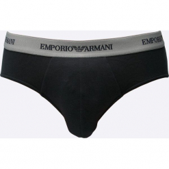 Emporio Armani Underwear - Slipy (2-pack). Szare slipy męskie Emporio Armani, s, bez wzorów, z elastanu. Za 119,90 zł.