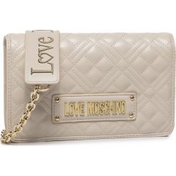 Torebka LOVE MOSCHINO - JC4010PP1ALA0110 Avorio. Brązowe torebki klasyczne damskie Love Moschino, bez wzorów, ze skóry ekologicznej, wizytowe, bez dodatków. W wyprzedaży za 419,00 zł.