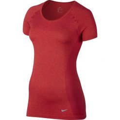 Bluzki damskie: koszulka do biegania damska NIKE DRI-FIT KNIT / 718569-620 - NIKE DRI-FIT KNIT