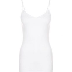 Podkoszulki damskie: Hanro COTTON SEAMLESS SPAGHETTI TOP Podkoszulki white