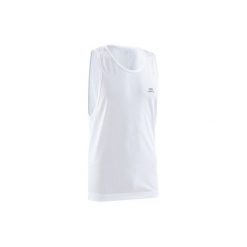 Koszulka RUN DRY. Czarne t-shirty męskie marki KALENJI, m, do biegania. Za 14,99 zł.