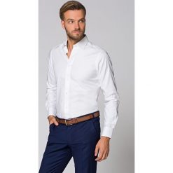 Koszula Biała Ingrid. Białe koszule męskie LANCERTO, na lato, m, z haftami, z bawełny, eleganckie. Za 299,90 zł.