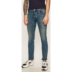 Only & Sons - Jeansy Weft Regular. Niebieskie jeansy męskie Only & Sons, z aplikacjami. Za 219,90 zł.
