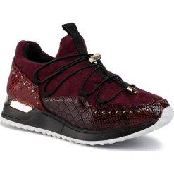 Sneakersy MENBUR - 20690 Ruby 0098. Czerwone półbuty damskie Menbur, na co dzień, bez wzorów, ze skóry ekologicznej, bez obcasa, na płaskiej podeszwie, bez zapięcia. W wyprzedaży za 199,00 zł.
