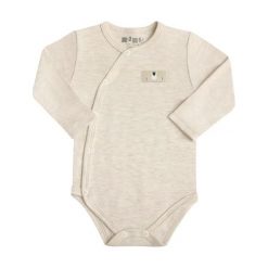 Nini Body Chłopięce 50 Beżowy. Brązowe body niemowlęce Nini, bez wzorów, bez rękawów. Za 33,00 zł.