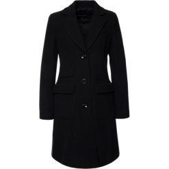 Płaszcz zimowy Emporio Armani 6G2L61 2N3IZ 0999. Czarne płaszcze damskie Emporio Armani, na zimę, l, bez wzorów, z wełny. W wyprzedaży za 1229,00 zł.