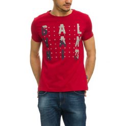 T-shirty męskie z nadrukiem: T-shirt w kolorze czerwonym