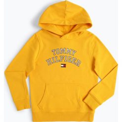 Odzież dziecięca: Tommy Hilfiger - Chłopięca bluza nierozpinana, żółty